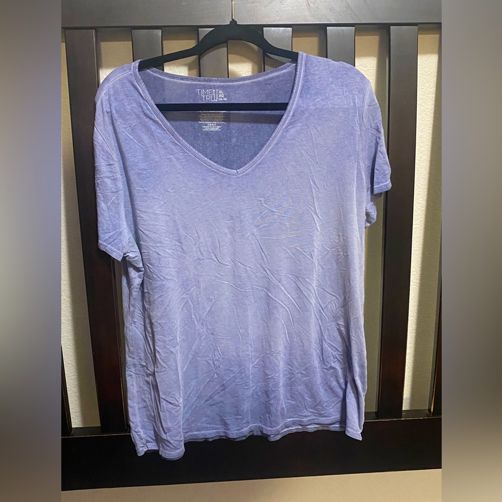 Faded blue shirt